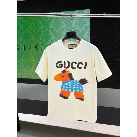 Gucci Early Spring Collection High-Weight Short-Sleeve